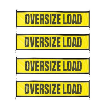 Mytee Products OVERSIZE LOAD- 18in x 84ft' Mesh with Bungee Straps, 4PK WLS-Bx4