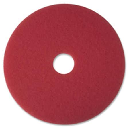 Seatsolutions Buffer Pad, Removes Scuff Marks, 17 in. 5-CT, Red, 5PK SE127784