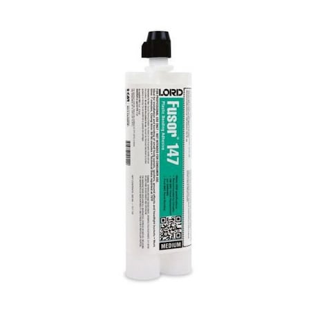Lord Fusor Adhesives 2-Part Medium Bonding Adhesive, 10.1 oz Cartridge, Brown, Liquid 147