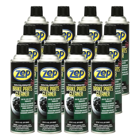 Zep Engine Cleaner And Degreaser, 14 Oz Aerosol Can, Liquid, Clear, 12 PK 1047996