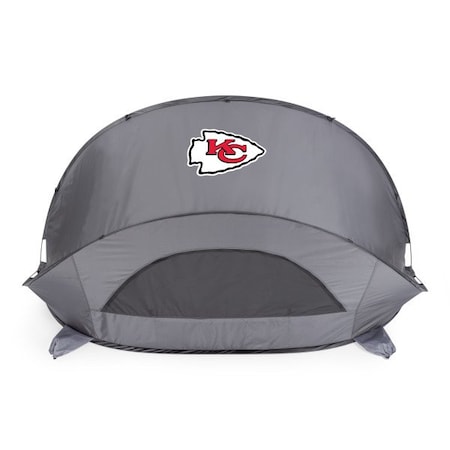 Picnic Time Family Of Brands Kansas City Chiefs - Manta Portable Beach Tent, (Gray) 113-00-105-164-2