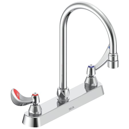 Delta 26C3 Two Handle Deck-Mount Faucet 26C3934-LS-TI