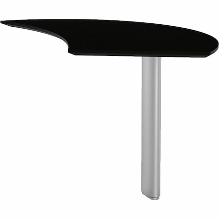 Mayline Curved Desk Medina Curved Desk Extension, Mocha, 47" Wx28" D, 28" D X 29-1/2" H, 47" W X MNEXTRLDC