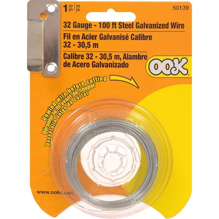 Hillman OOK 100 ft. L Galvanized Steel 32 Ga. Wire 534660