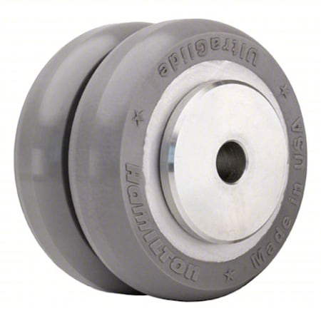 Hamilton Caster Wheel, 4"dia, 900 lb, Gray W-420-SWC95-1/2