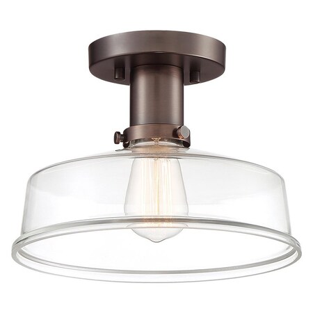 Designers Fountain Carson One Light Semi Flushmount 96511-SCB