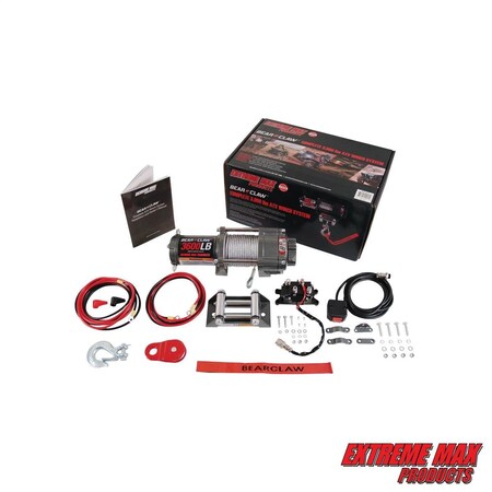 Extreme Max 5600.3075 Bear Claw ATV Winch - 3600 lbs. 5600.3075