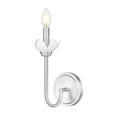 Z-Lite Allistair 1-Light Wall Sconce, 5.25 in W, Brushed Nickel 352-1S-BN