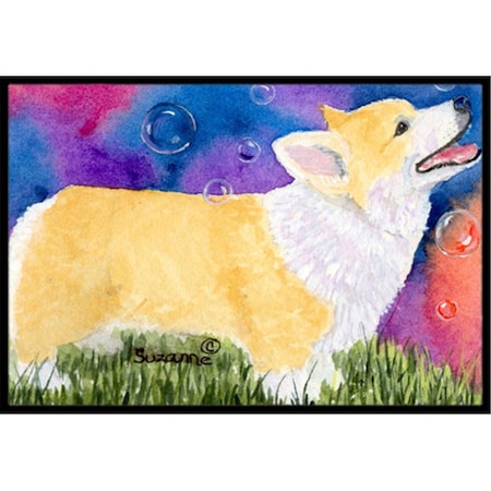 Carolines Treasures SS8751MAT 18 x 27 in. Corgi Indoor Outdoor Doormat SS8751MAT