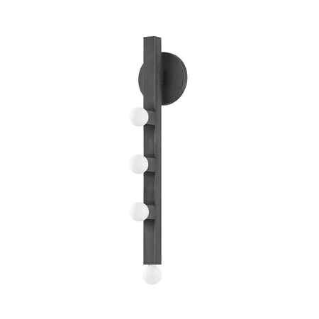 Mitzi The Lifestyled Co X Sutter 4 Light Wall Sconce 65.25 In. Graphite H823104-GRA