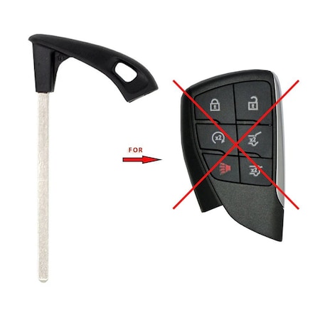 Aks Keys 2021 - 2024 Chevrolet GMC Buick Emergency Key - HU100 BL-GMC-02