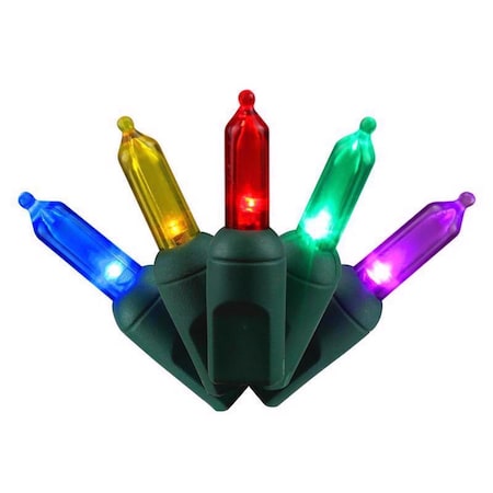 Celebrations LED T5 Multicolored 50 ct String Christmas Lights 11-09026A