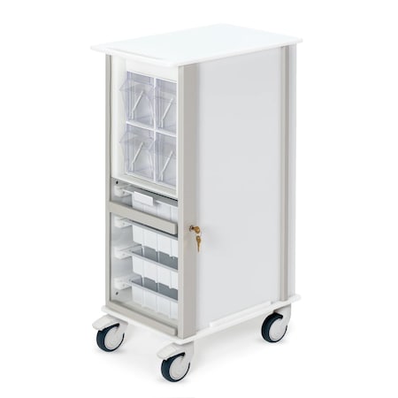 Omnimed Omni Slimline Storage Cart W 3" Casters 351020