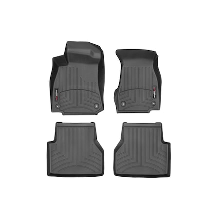 Weathertech Black, Front and Rear Floorliners 441511-1-3