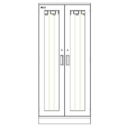 Capsa Healthcare Stationary Medical Cabinets LP-XT2736-G-CATH