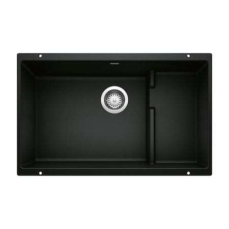 Blanco Precis Cascade Super Single, Coal Black 442934