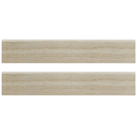 Msi Charisma White 3 In. X 18 In. Porcelain Bullnose Wall Tile, 30PK ZOR-PT-TR-0104