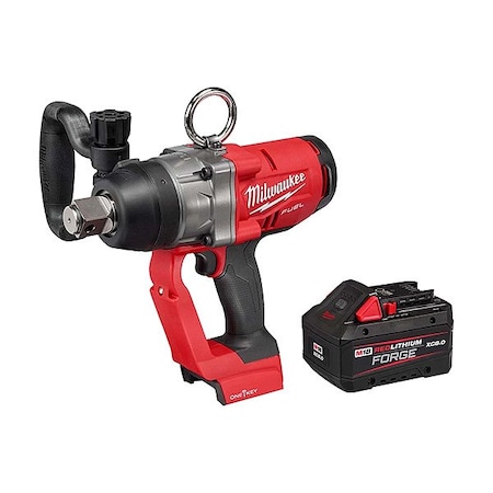 Milwaukee Tool M18 FUEL 1" HTIW+M18 FORGE XC8.0 Battery 2867-20, 48-11-1881