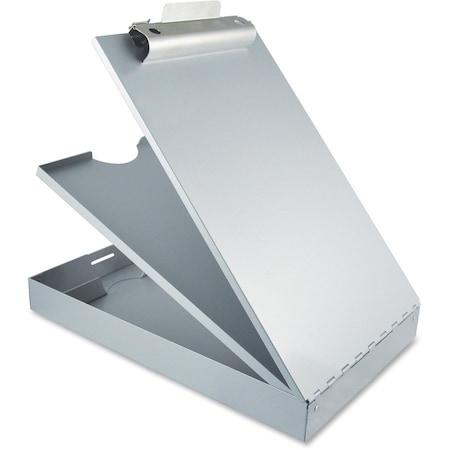 Saunders Mfg Saunders Cruiser-Mate Aluminum Storage Clipboard, Top Opening, 8-1/2" x 12", Silver 21017