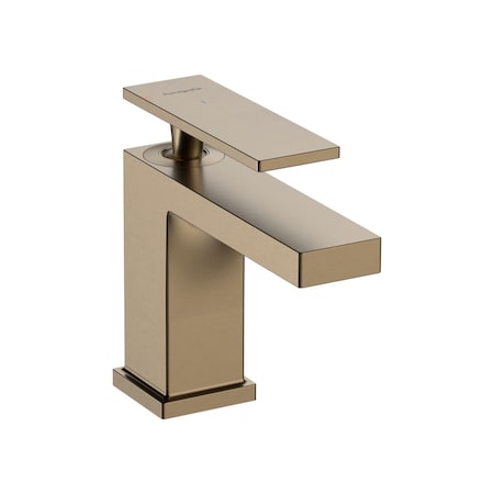 Hansgrohe Tecturis E Single-Hole Faucet 80 with Pop-Up Drain, 1.2 GPM in Brushed Bronze 73002141