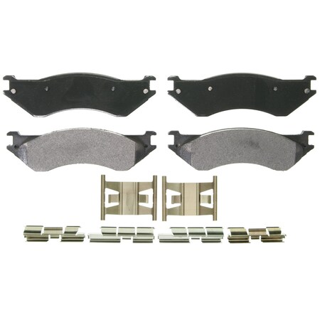 Wagner Brake QuickStop Front Disc Brake Pad Set Semi-Metallic,  ZX842
