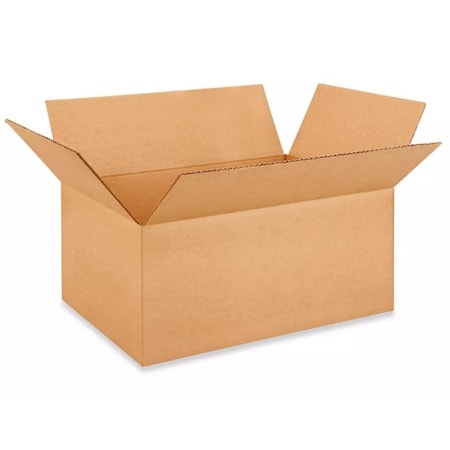 Bcp 18 in x 12 in x 8 in Shipping Box, Kraft, Corrugate, Single Wall  18128