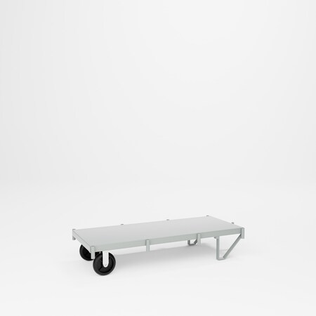 Pucel Semi-Live Platform Truck, 60 in W x 24 in D x 12 in H, Black SLPT-2460