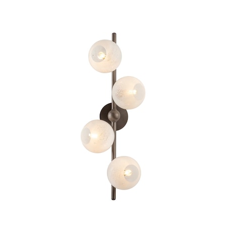 Troy Lighting 1 Light Garvey Wall Sconce Textured Bronze/Patina Brass B4921-TBZ/PBR