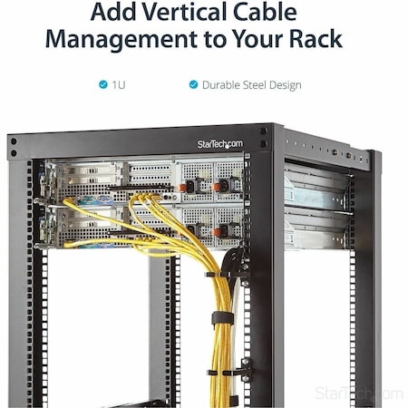 Startech.Com 1U RACK CABLE MANAGEMENT D-RING CMHOOK1U