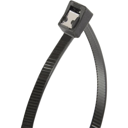 Gardner Bender Cutting Edge 8'' Black Nylon Self-Cutting Cable Tie, 50PK 46-308UVBSC
