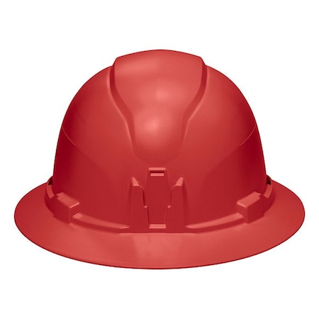 Klein Tools Hard Hat, Full Brim, Red 60920