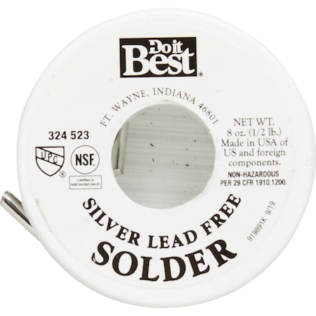 Do It Best 1/2 lb Solid 96% Tin 4% Silver Solder 53097
