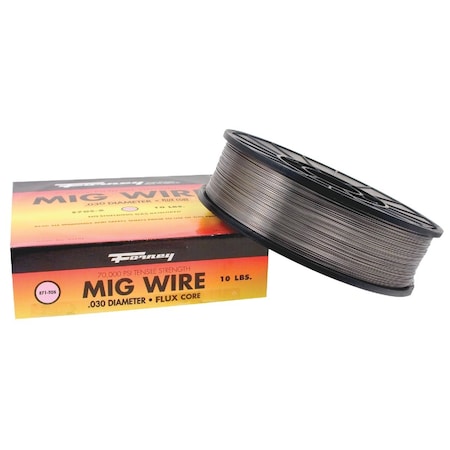 Forney E71T-GS 0.030'' Flux Core Mild Steel Mig Wire 10 Lb. 42301