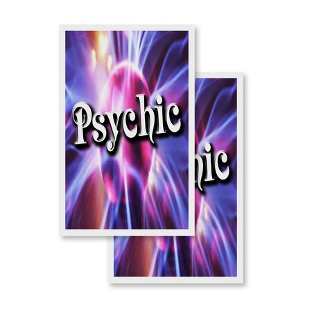 Signmission Psychic, Vinyl Decals Only 24 Inch x 36 Inch, Vinyl Decal, 2PK DSB-2436-2PACK-Psychic