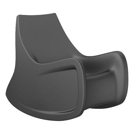 Cortech Radial Rocker with Sand Door, Black Seat, 30 in W 45 1/2 in L 40 in H, Polyethylene Seat 146484BKS