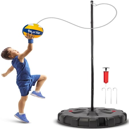 Hurtle Tetherball Ball and Rope Set HUTBALLBL