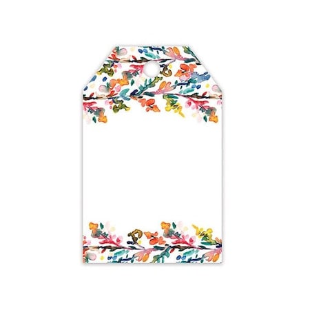 Nashville Wraps Watercolor Branches Gloss Gift Tag, 2.25X3.5, 50PK PTWCB