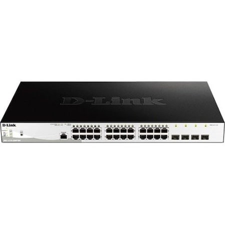 D-Link SUPPORTS 24 1 GB MBPS COPPER POE PORTS AND TWO 2 GIGABI DGS-1210-28MP
