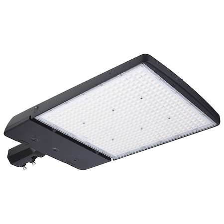 Nuvo LED Area Light 300/240/200 3K/4K/5K CCT Selectable Beam Angle Selectable Bronze 120-277V 65/1526