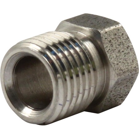 Allstar Performance 0.25 in. Dia. Stainless Steel Inverted Flare Nuts, Natural, 10PK ALL50117