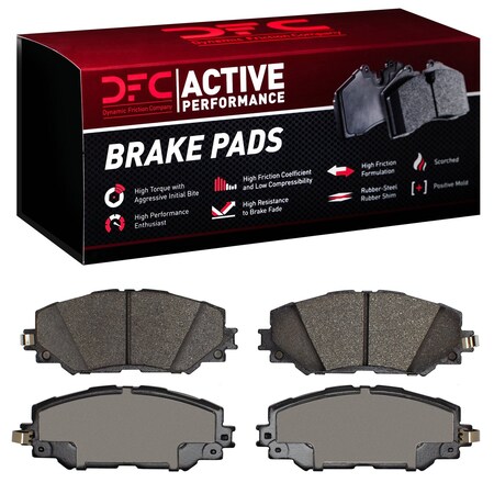 Dfc Active Performance Disc Brake Pad Set,  1115-1210-00