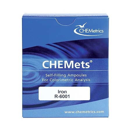 Chemetrics Single Parameter Refill, 4 1/4 in H, PK30 R-6001
