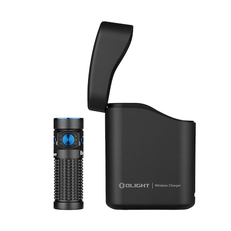 Olight Baton 4 Premium 1300 Lumen Rechargeable EDC Flashlight with Wireless Charging Case Baton4 Premium