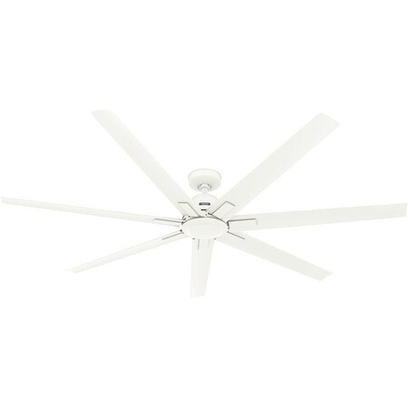 Hunter Ceiling Fan, White, 6 ft Dia, 7 Blade 53439
