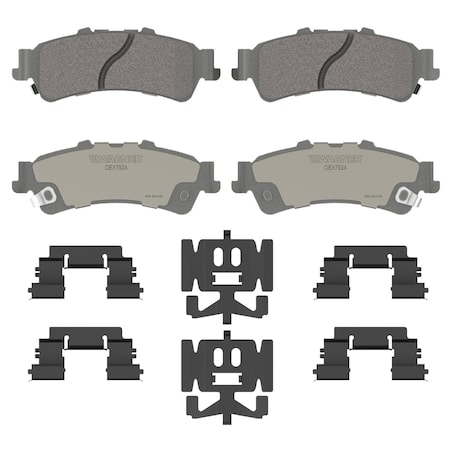 Wagner Brake OEX Rear Disc Brake Pad Set Premium Ceramic, OEX792A