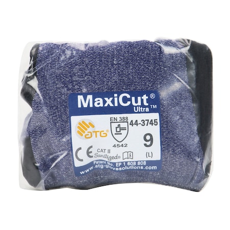 Atg Seamless Knit A2 Engineered Yarn Glove w/Premium Nitrile Coated MicroFoam Grip on Palm & Fingers, To 9460