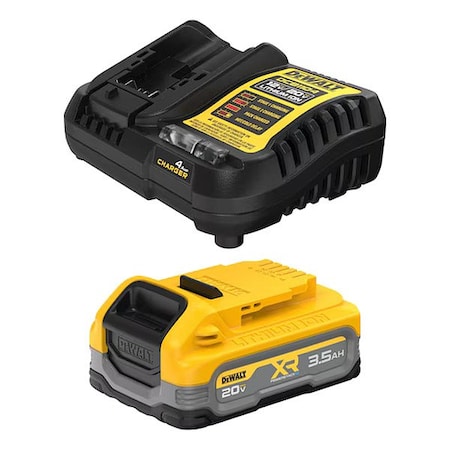 Dewalt 20V MAX* XR POWERSTACK 3.5Ah Battery & Charger Starter Kit DCBP320C