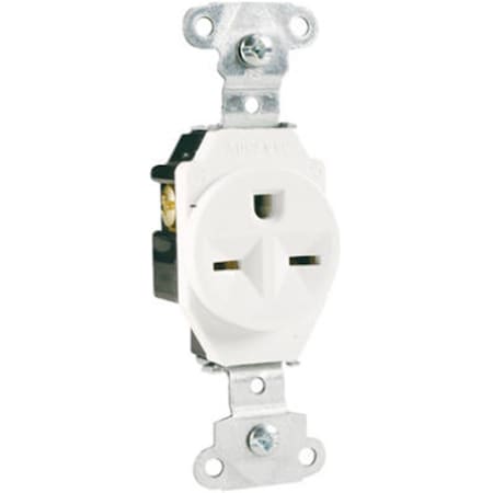 Nextgen 5651WCC8 Heavy Duty Single Outlet, 15A, White NE586420
