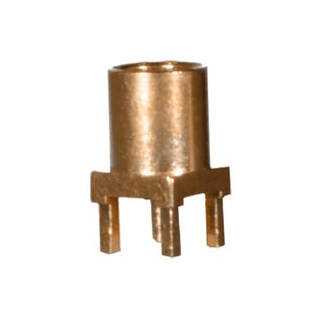 Johnson MMCX Jack Straight PCB Mount 135-3701-201