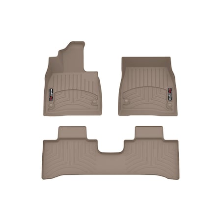 Weathertech Tan, Front and Rear Floorliners 451773-1-4